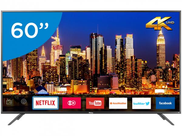 Tudo sobre 'Smart TV 4K LED 60” Philco PTV60F90DSWNS - Wi-Fi HDR 3 HDMI 2 USB'