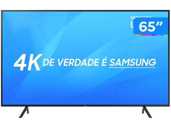 Smart TV 4K LED 65” Samsung NU7100 Wi-Fi - Conversor Digital 3 HDMI 2 USB