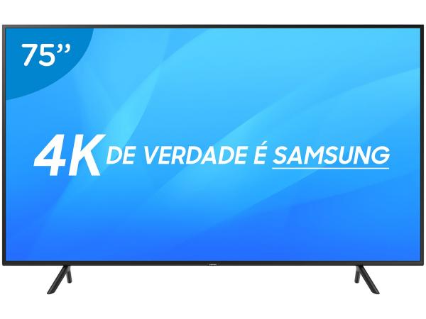 Tudo sobre 'Smart TV 4K LED 75” Samsung NU7100 Wi-Fi HDR - Conversor Digital 3 HDMI 2 USB'