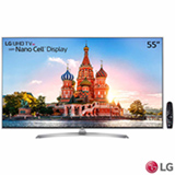 Smart TV 4K LG LED 55 Nano Cell Display, WebOS 3.5, Harman/kardon, Controle Smart Magic - 55UJ7500