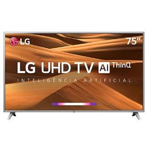 Smart TV 4K LG LED 75? Google Assistant, Home Dashboard e Wi-fi - 75UM7510PSB