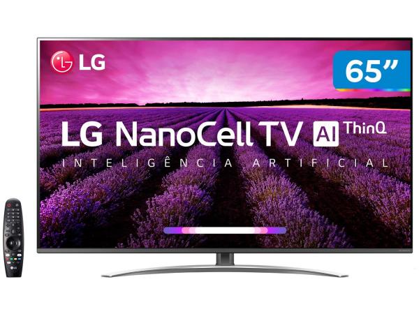 Tudo sobre 'Smart TV 4K NanoCell 65” LG 65SM8100PSA Wi-Fi - Inteligência Artificial Controle Smart Magic'