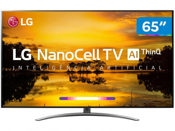 Smart TV 4K NanoCell 65” LG 65SM9000PSA Wi-Fi - Inteligência Artificial Controle Smart Magic