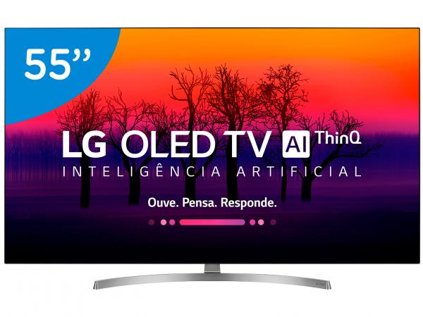 Smart TV 4K OLED 55” LG OLED55B8SSC Wi-Fi - HDR Inteligência Artificial Controle Smart Magic