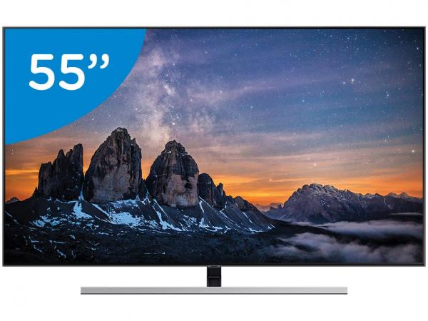 Smart TV 4K QLED 55” Samsung QN55Q80RAG Wi-Fi - HDR 4 HDMI 2 USB