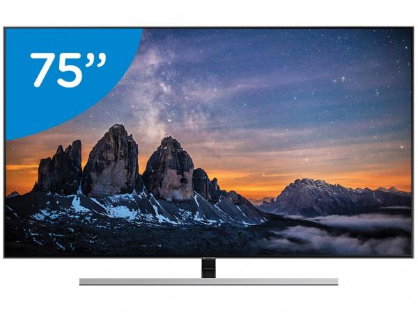 Smart TV 4K QLED 75” Samsung QN75Q80RAG Wi-Fi - HDR Conversor Digital 4 HDMI 2 USB