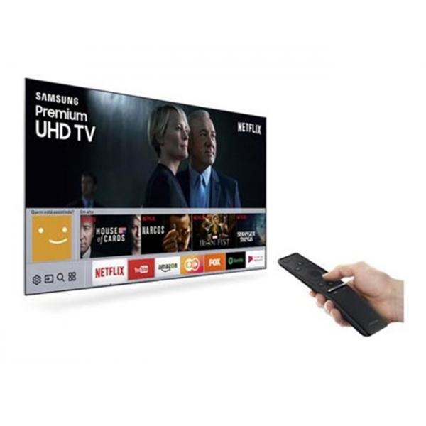 Smart TV 4K Samsung LED 65” com Smart Tizen e Wi-Fi - UN65MU6100GXZD
