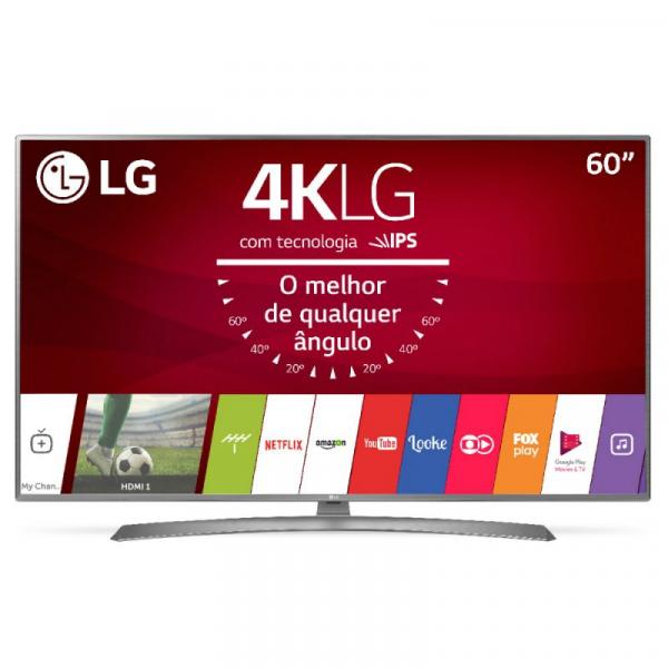Smart TV 60" LG Ultra HD 4K 60UJ6585 HDR Ativo Wi-Fi WebOS 3.5 Bluetooth 4 HDMI 2 USB