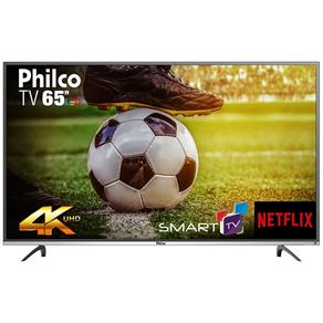 Smart TV 65" LED Philco PTV65F60DSWN 4K Ultra HD com Wi-Fi 2 USB 3 HDMI - Bivolt