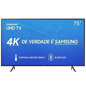 Smart TV 75" UHD 4K 2019 Visual Livre de Cabos HDR Design Premium Tizen Wi-Fi