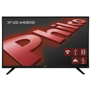 Smart TV 39" LED Philco, 2 HDMI, 2 USB, Ginga, MidiaCast - Bivolt