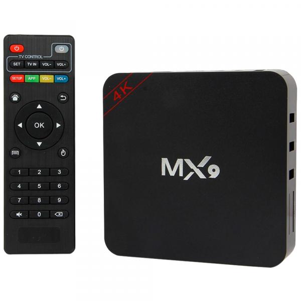 Smart Tv Box 4K Wifi MX9 Android Tv - Hecv
