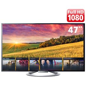 Smart TV 3D LED 47” Full HD Sony 47W805A com Motionflow XR 480Hz, Wi-Fi, Sony Entertainment Network, DLNA e USB Play