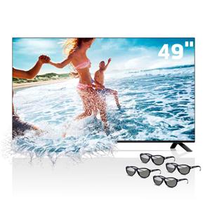 Smart TV 3D LED 49” Ultra HD 4K LG 49UB8300 com Wi-Fi Integrado, Time Machine II, Painel Futebol, 4 Óculos Cinema 3D e Controle Smart Magic