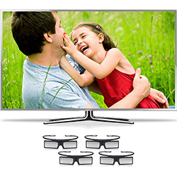 Smart TV 3D LED 50" Samsung UN50ES6900 Full HD - 3 HDMI 3 USB DTV 120Hz 4 Óculos 3D