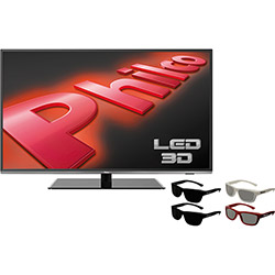 Smart TV 3D LED 55" Philco PH55X57DAG Full HD 3 HDMI 3 USB 60Hz