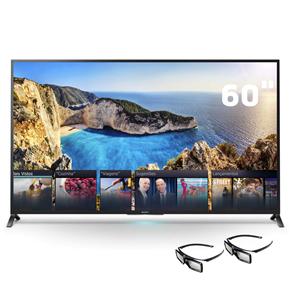 Smart TV 3D LED 60” Full HD Sony KDL-60W855B com Motionflow 480hz, Processador X-Reality Pro, Wi-Fi e 2 Óculos 3D - Smart TV 3D