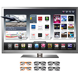 Tudo sobre 'Smart TV 3D LED 72" LG 72LM9500 Full HD - 240HZ 4 Óculos 3D 2 Óculos Dual Play'