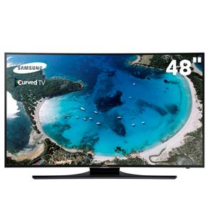 Smart TV 3D LED Curved 48” Full HD Samsung UN48H6800 com Quad Core e Wi-Fi