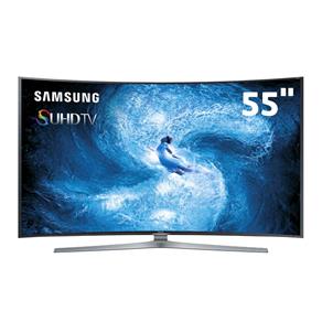 Smart TV 3D LED Curved 55" Ultra HD 4K Samsung 55JS9000 com Connect Share Movie, UHD Uscaling, Wi-Fi, Entradas HDMI e USB
