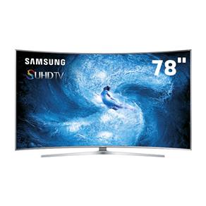 Smart TV 3D LED Curved 78" Ultra HD 4K Samsung 78JS9500 com Upscaling, Wi-Fi, Nano Crystal Color, UHD Dimming, Entradas HDMI e USB