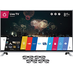 Smart TV 3D LED LG 50LB6500 50" WebOS Full HD HDMI USB Wi-Fi + 4 Óculos 3D