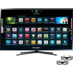 Smart TV 3D Samsung 40" LED Full HD 40F6400 - Interaction Ready Dual Core Wi-Fi 2 Óculos 3D