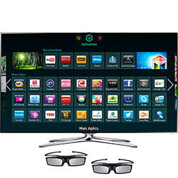 Smart TV 3D Samsung 60" LED Full HD 60F6400 - Interaction Ready Dual Core Wi-Fi 2 Óculos 3D