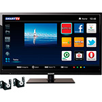 Smart TV Full HD com WiFi Integrado 40 LE4057i Semp Toshiba + Suporte Fixo 14 a 84" ELG Pedestais
