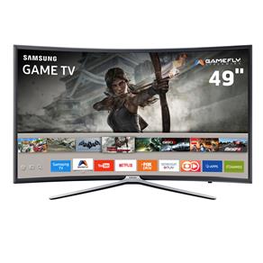 Smart TV Games LED 49" Full HD Curva Samsung 49K6500 com Aplicativos, Gamefly, Plataforma Tizen, Conectividade com Smartphones, Wi-FI, HDMI e USB