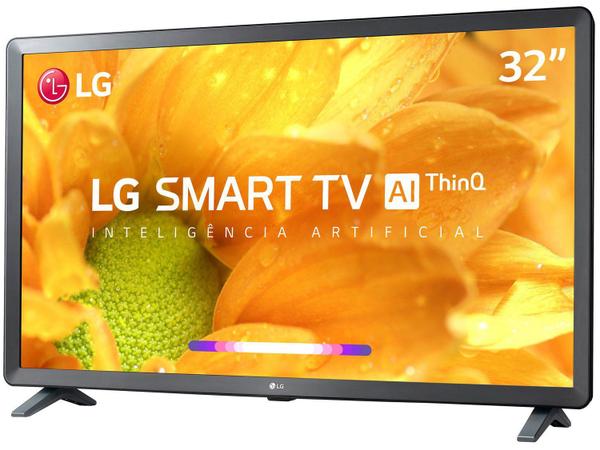 Smart TV HD LED 32'' LG 32LM625BPSB Wi-Fi Bluetooth - HDR Inteligência Artificial 3 HDMI 2 USB