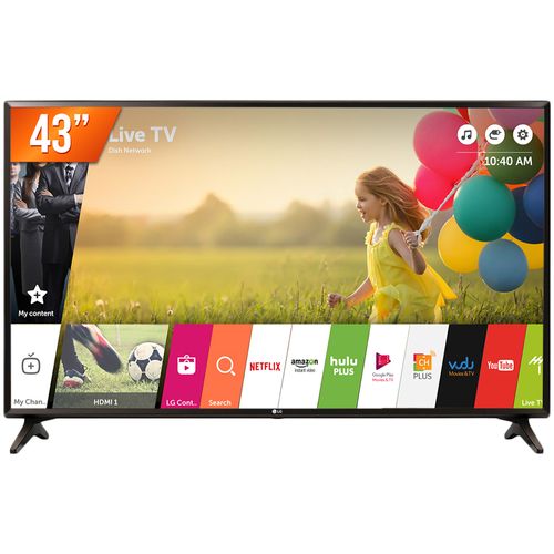Smart TV LED 43'' Full HD LG 43LK5750PSA 2 HDMI 1 USB Wi-Fi e Conversor Digital Integrados