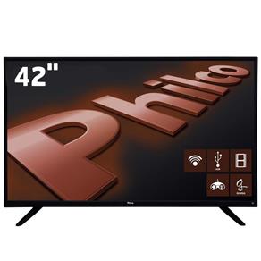 Smart TV LED 42" Full HD Philco PH42F10DSGWA com Android, Wi-Fi Integrado, ApToide, Som Surround, Midiacast, Entradas HDMI e USB