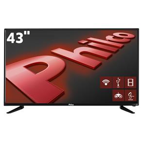Smart TV LED 43" Full HD Philco PH43N91DSGWA com Wi-Fi, ApToide, Som Surround, MidiaCast, Entradas HDMI e USB