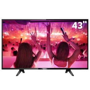 Smart TV LED 43" Full HD Philips PHG5102 com Wi-Fi, EasyLink, Pixel Plus, App Gallery, Miracast, Entradas HDMI e USB