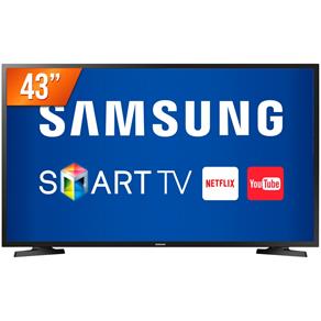 Smart TV LED 43`` Full HD Samsung J5290 HDMI USB Wi-Fi Integrado Conversor Digital