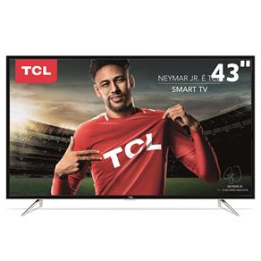 Smart TV LED 43" Full HD TCL L43S4900FS com Processador Quad-core, Wi-Fi, App Store, PVR Ready, Share & See, HDMI e USB