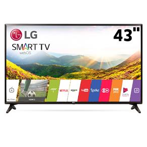 Smart TV LED 43" LG 43LJ5550 Full HD com Painel IPS, Wi-Fi, WebOS 3.5, Time Machine Ready, Magic Zoom, Quick Access