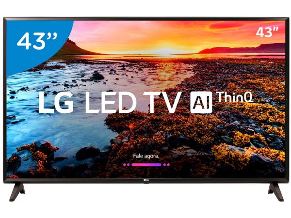 Smart TV LED 43” LG 43LK5750 Full HD Wi-Fi HDR - Inteligência Artificial 2 HDMI USB