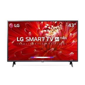 Smart TV LED 43” LG LM6300PSB, Full HD, HDR Ativo, ThinQ AI - Inteligência Artificial, Wi-fi, WebOS 4.5