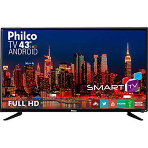 Tudo sobre 'Smart TV LED 43" Philco PH43N91DSGWA Full HD com Conversor Digital 2 HDMI 2 USB Função DNR'