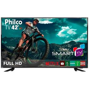 Smart TV LED 42" Philco PTV42E60DSWNC Full HD USB HDMI - Bivolt