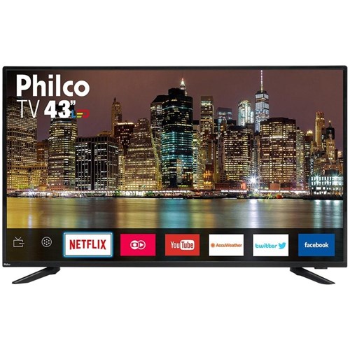 Smart Tv Led 43' Philco Ptv43e60sn, Full Hd, Wi-Fi, 2 Usb, 3 Hdmi
