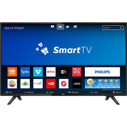 Smart TV Led 43" Philips Full HD, Conversor Digital, Wi-Fi, 2 HDMI, 2 USB 60hz - 43PFG5813