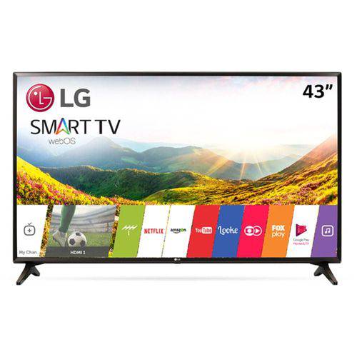 Tudo sobre 'Smart TV LED 43" LG Full HD 43LJ5550'