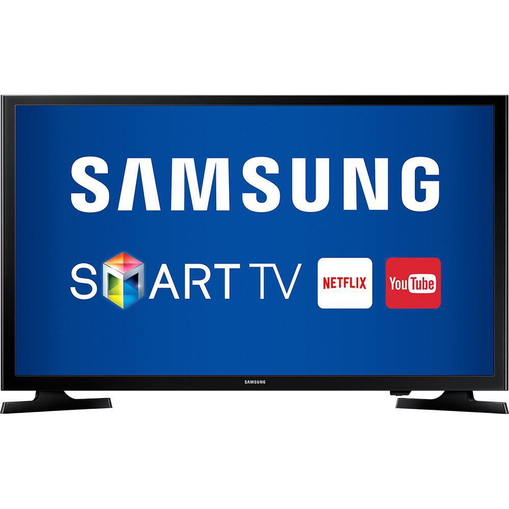 Smart TV LED 43" Samsung 43j5200 Full HD Conversor Digital 2 HDMI 1 USB - Preto
