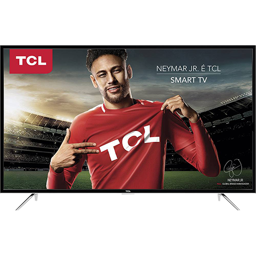 Smart TV LED 43'' TCL L43S4900FS Full HD com Conversor Digital 3 HDMI 2 USB Wi-Fi 60Hz - Preta
