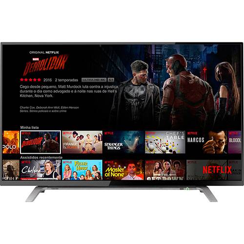 Smart TV LED 43" Toshiba 43L2500 Full HD com Conversor Digital 2 HDMI 1 USB 60Hz