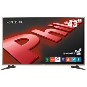 Smart TV LED 43" Ultra HD 4K Philco PH43E60DSGW com Conversor Digital, Midiacast, Wireless Integrado, Entradas HDMI e USB