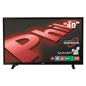Smart TV LED 40" Full HD Philco PH40E20DSGWA com Android, Wi-Fi, ApToide, Som Surround, PVR, Entradas HDMI e USB